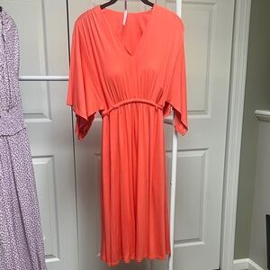 Soma Vibrant Orange‎ Midi Dress